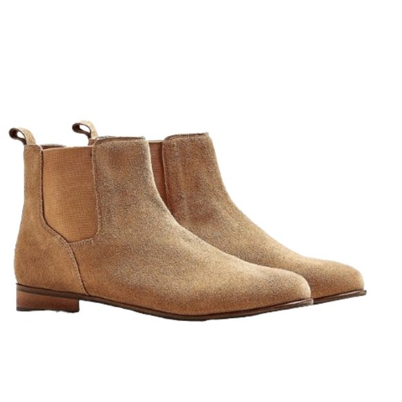 Urban Outfitters Tan Suede Leather Pull On Chelse Boot main image 9